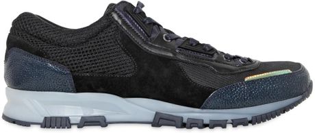 lanvin mesh runners