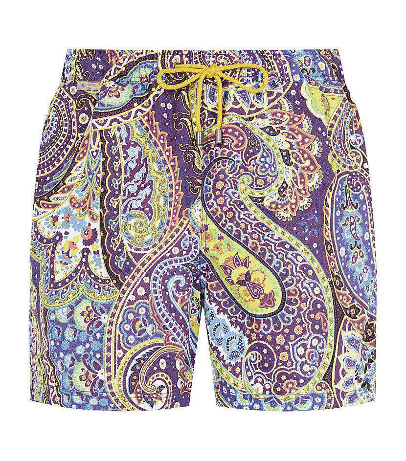 multicolor swim trunks