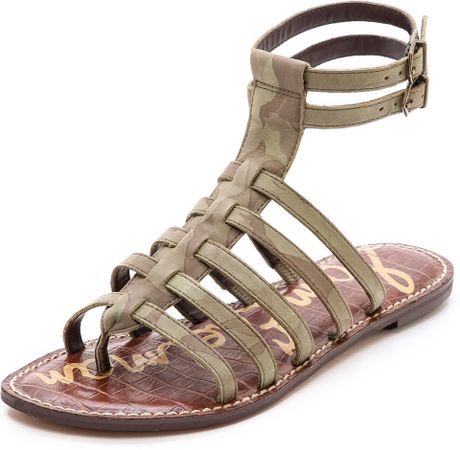 sam-edelman-green-gilda-gladiator-sandals-flat-sandals-product-1 ...