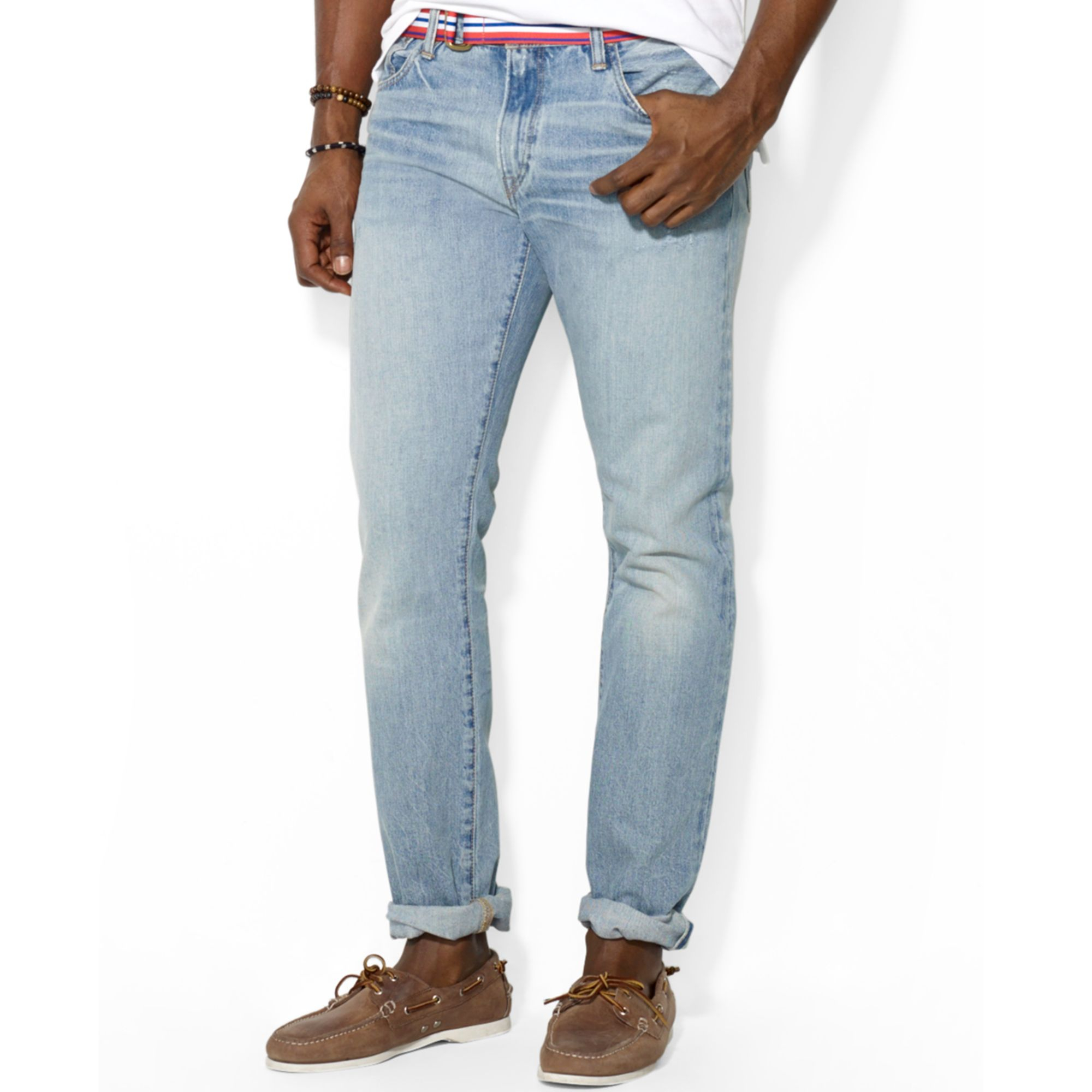 ralph lauren mens distressed jeans