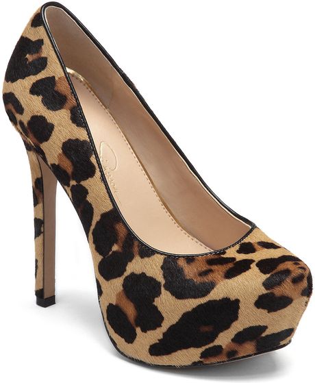 jessica simpson leopard platform heels