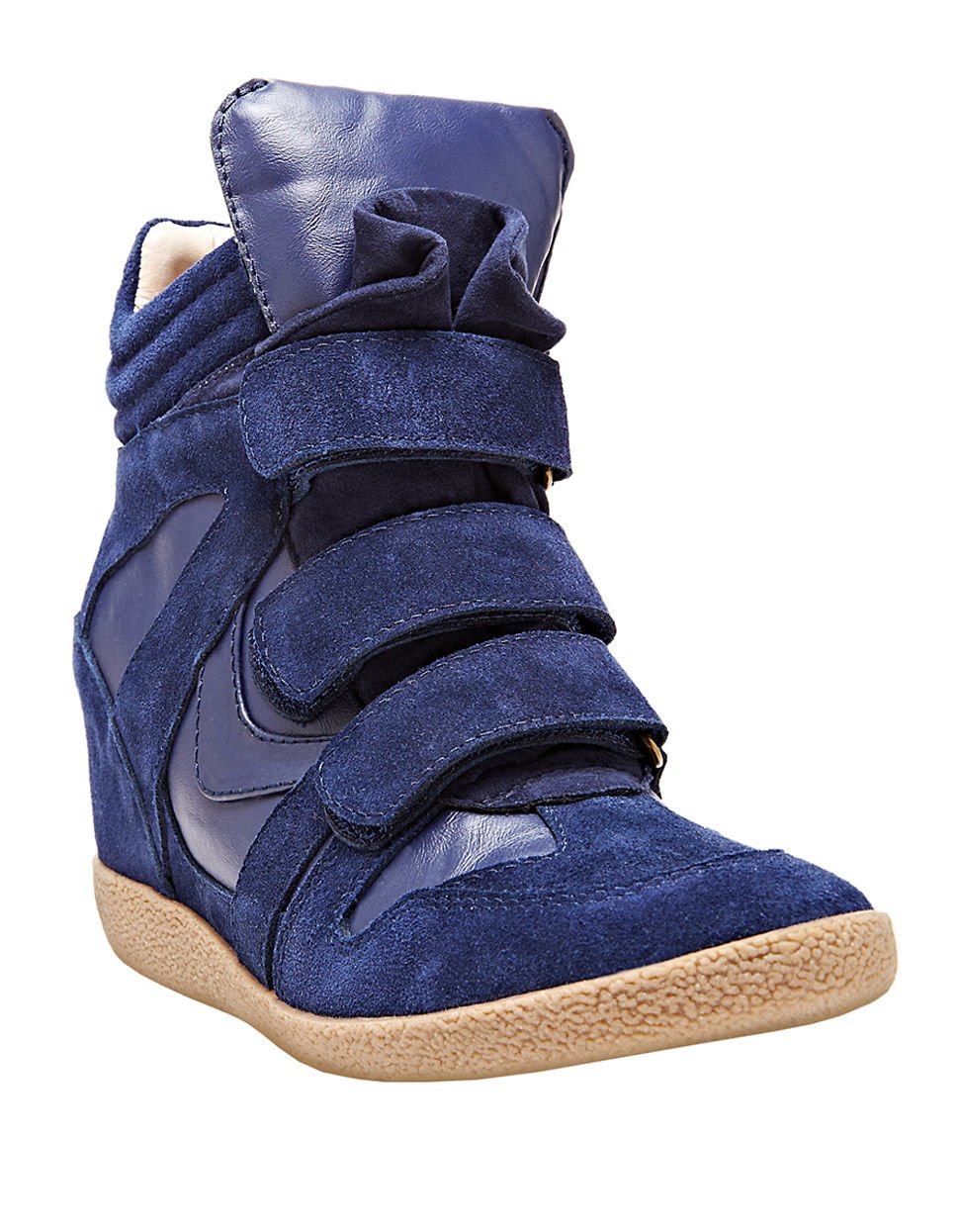 suede sneaker wedge