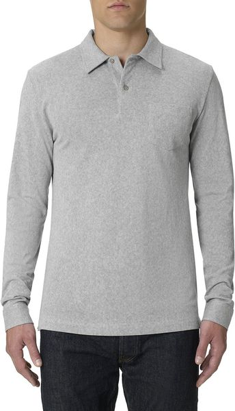 sunspel riviera polo long sleeve