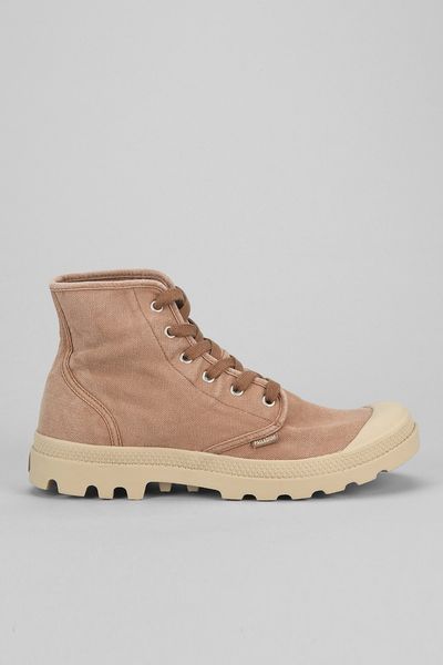 brown hightop boots
