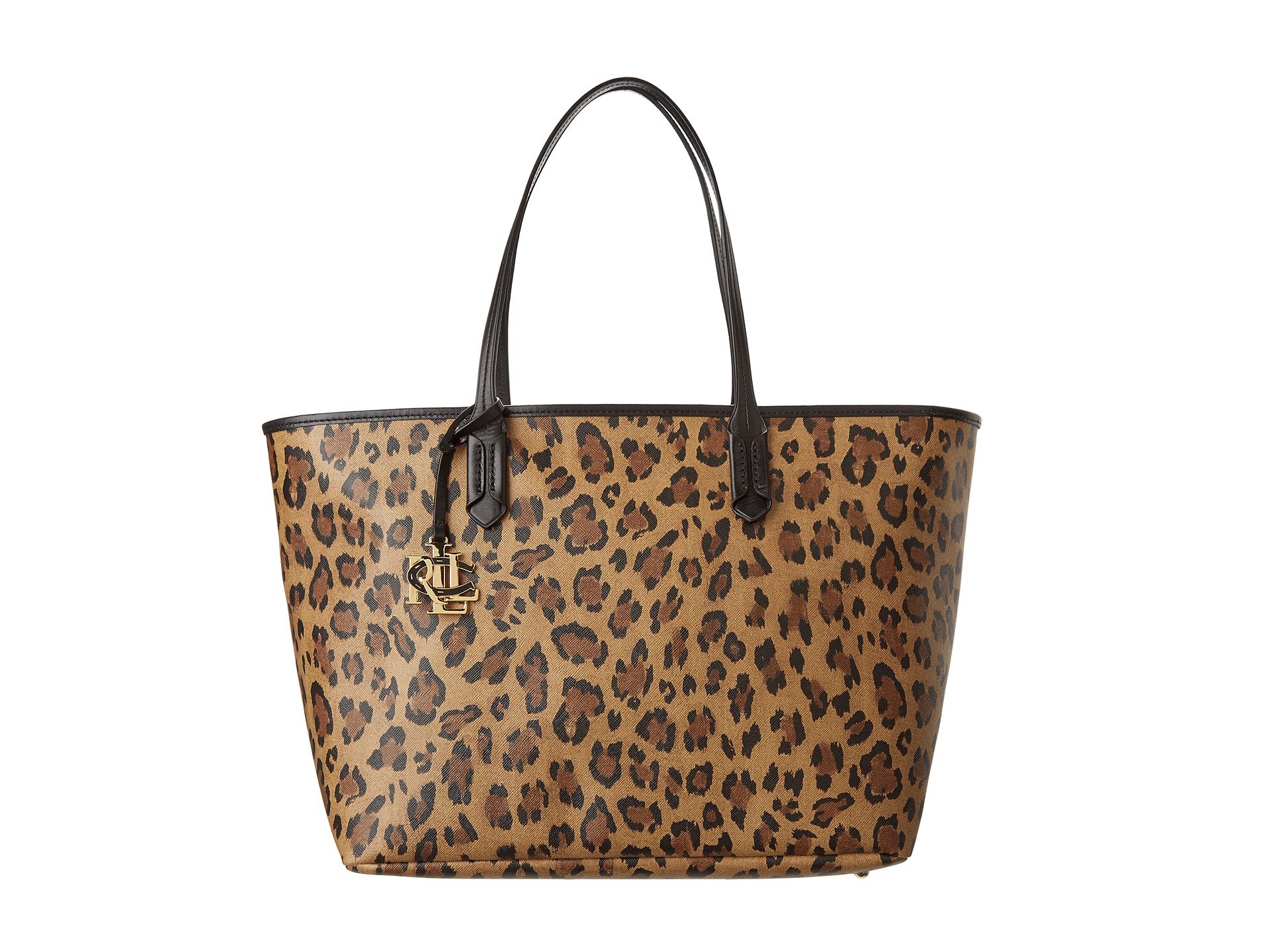 ralph lauren leopard print bag