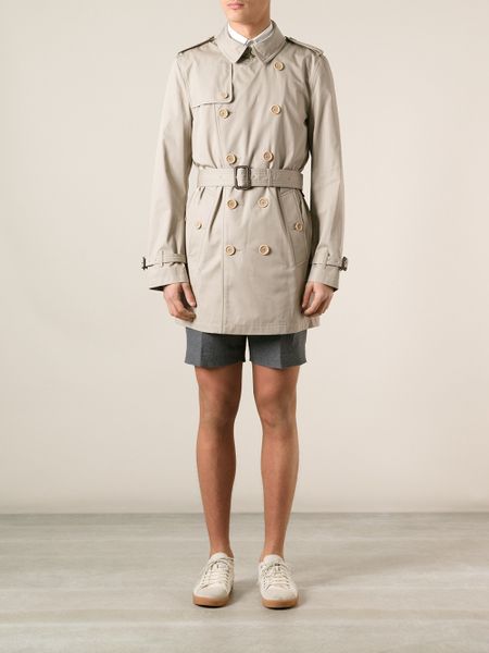 Burberry Brit 'Britton' Trench Coat In Beige For Men (nude & Neutrals ...