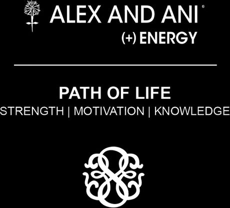 Alex And Ani Path Of Life Epoxy Expandable Wire Bangle in Silver (Blue
