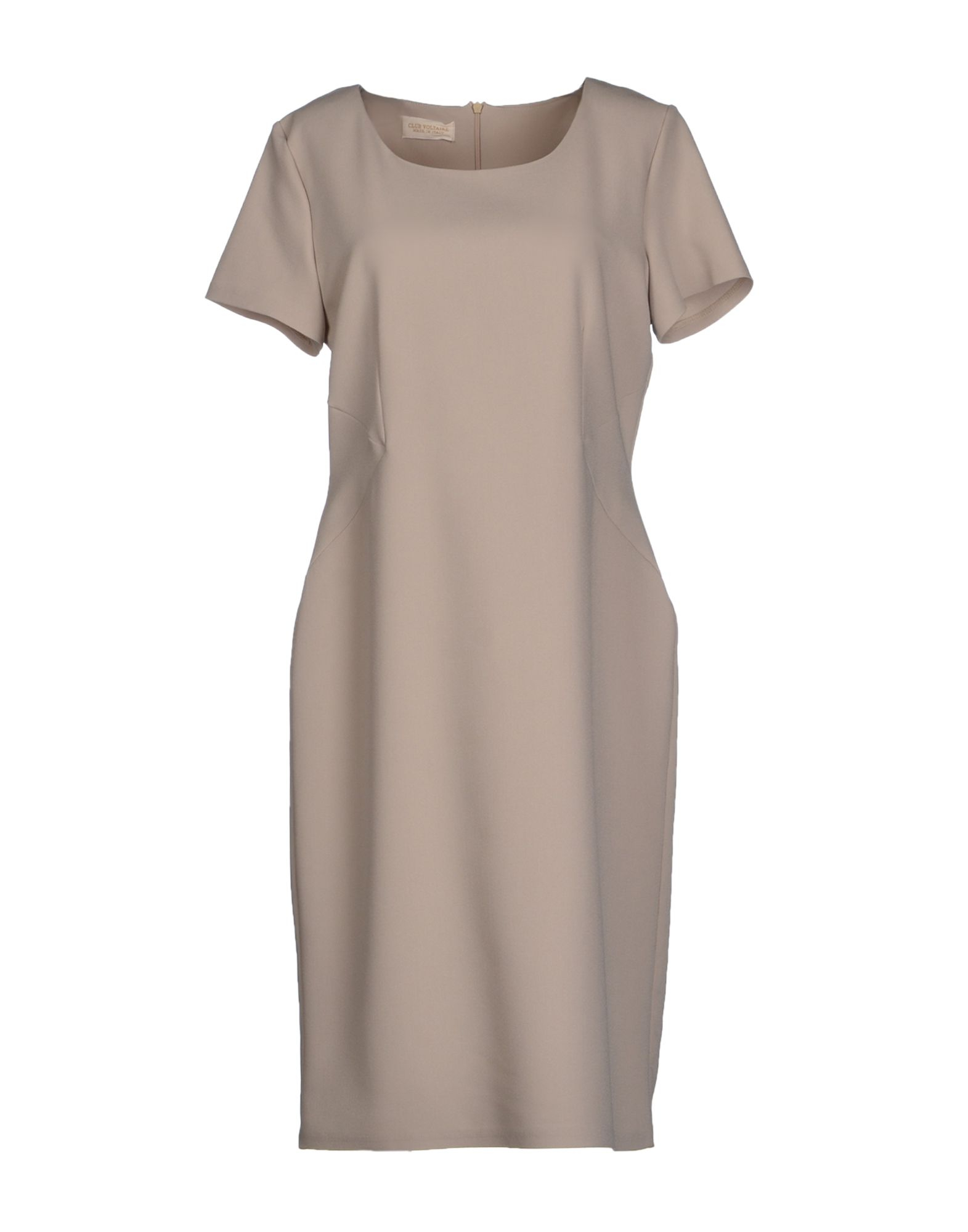 Club Voltaire Knee-Length Dress in Gray (Light grey)