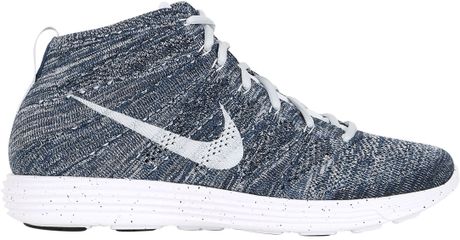 nike flyknit chukka blue