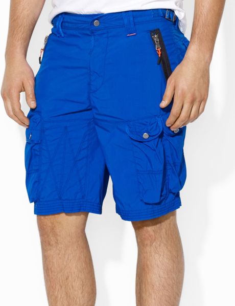 Ralph Lauren Polo Rlx Poplin Climbing Short in Blue for Men (Sapphire) | Lyst