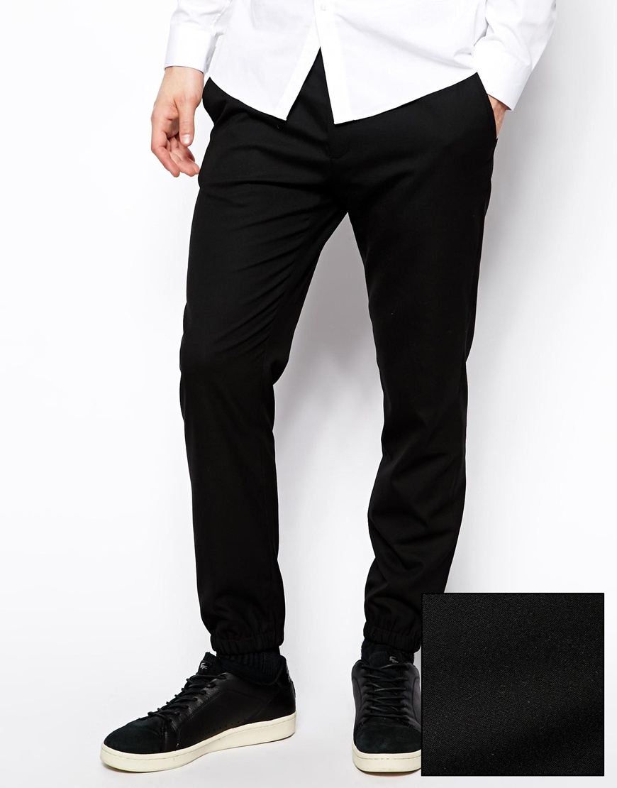 mens skinny smart joggers