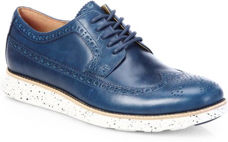 cole haan lunargrand blue suede