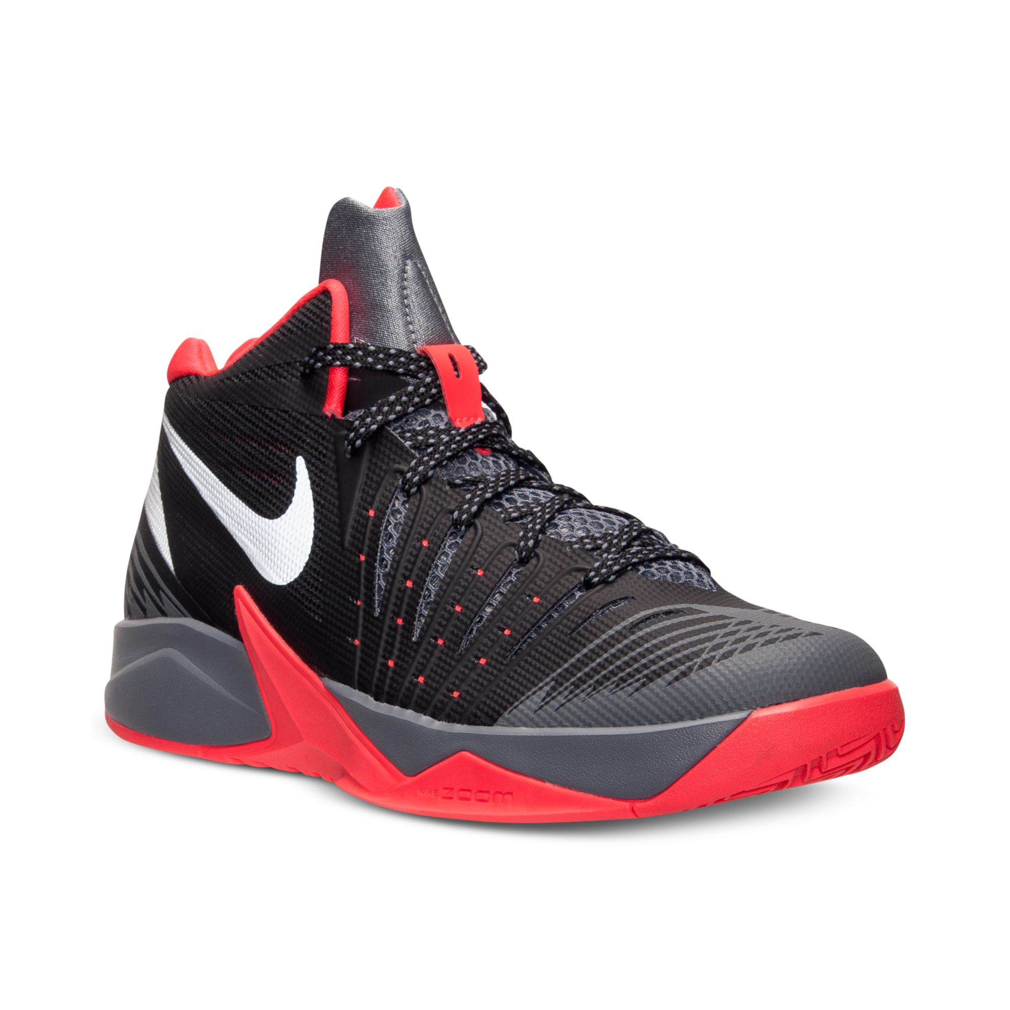 Nike Mens Zoom I Get Buckets Basketball Sneakers From Finish Line in Black for Men (BLACK ...