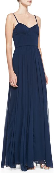 alice olivia navy dress