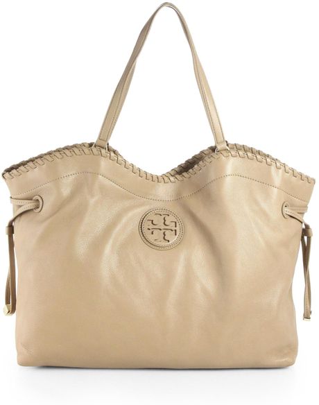 beige slouch bag