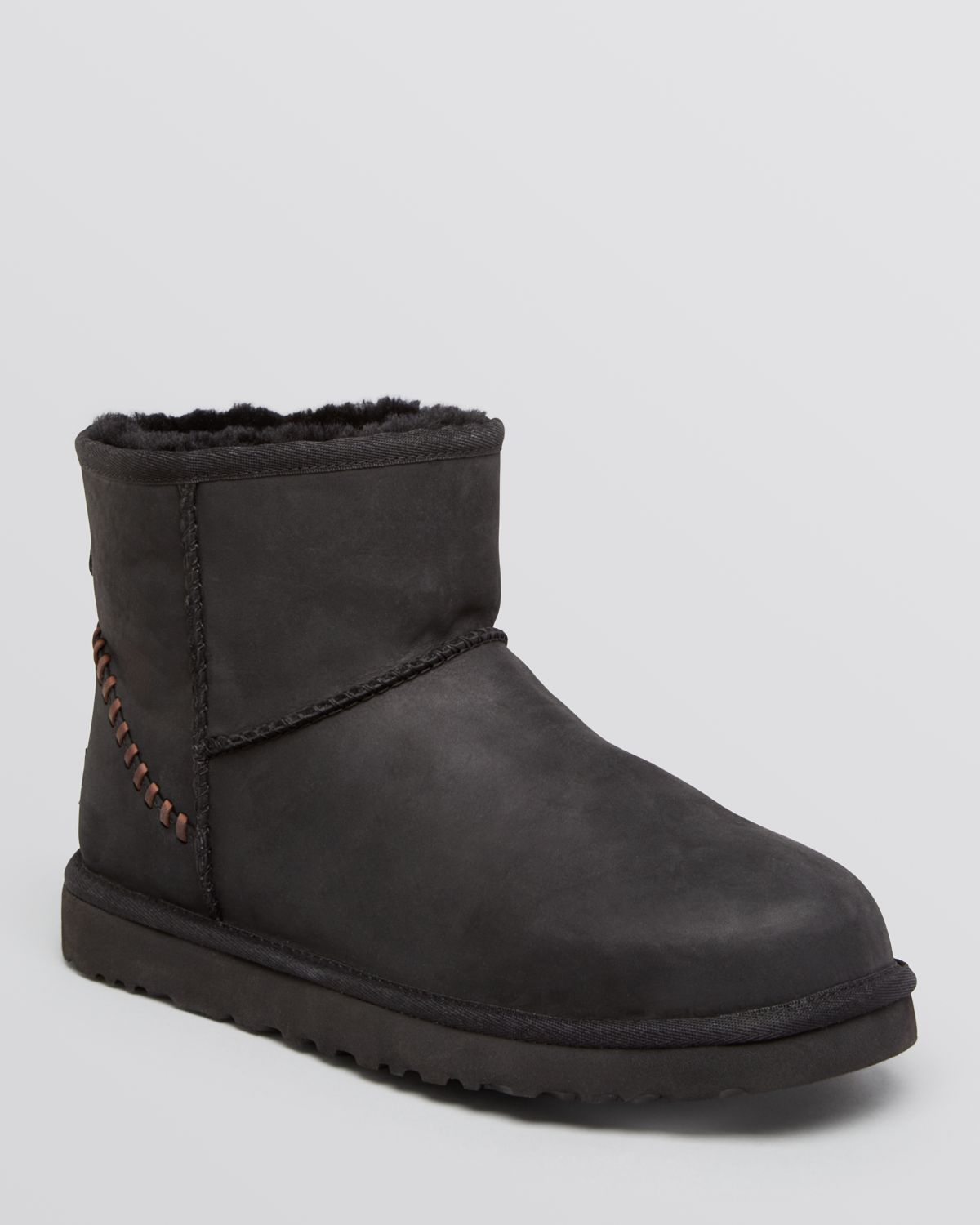 Ugg Ugg® Australia Classic Mini Deco Leather Boots in Black for Men | Lyst