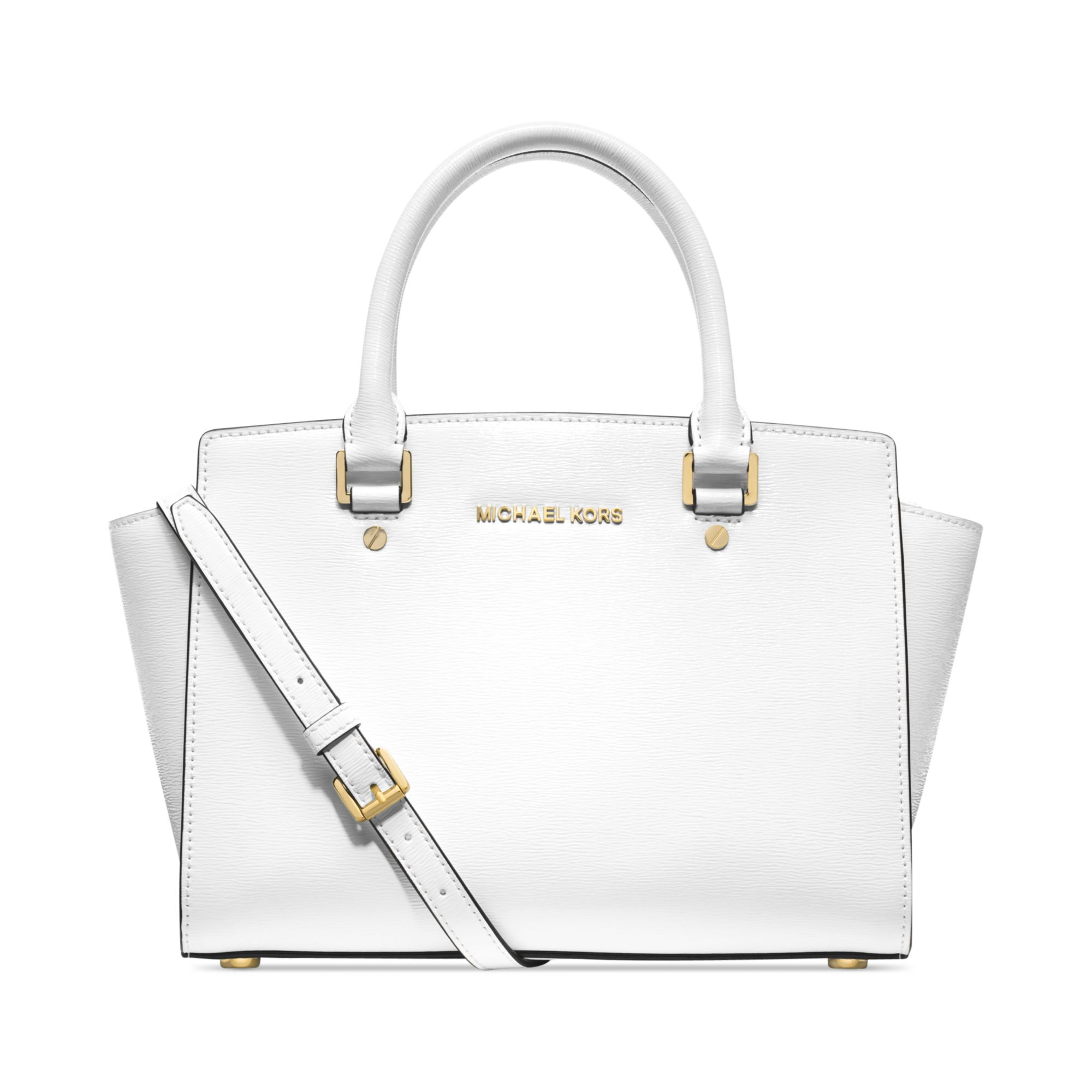 michael kors optic white tote