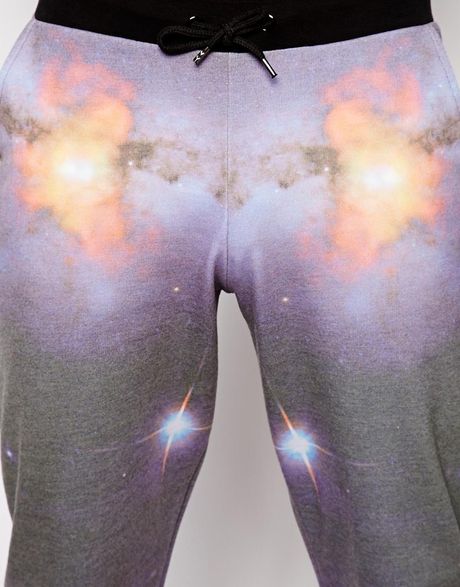 grey sweatpants print