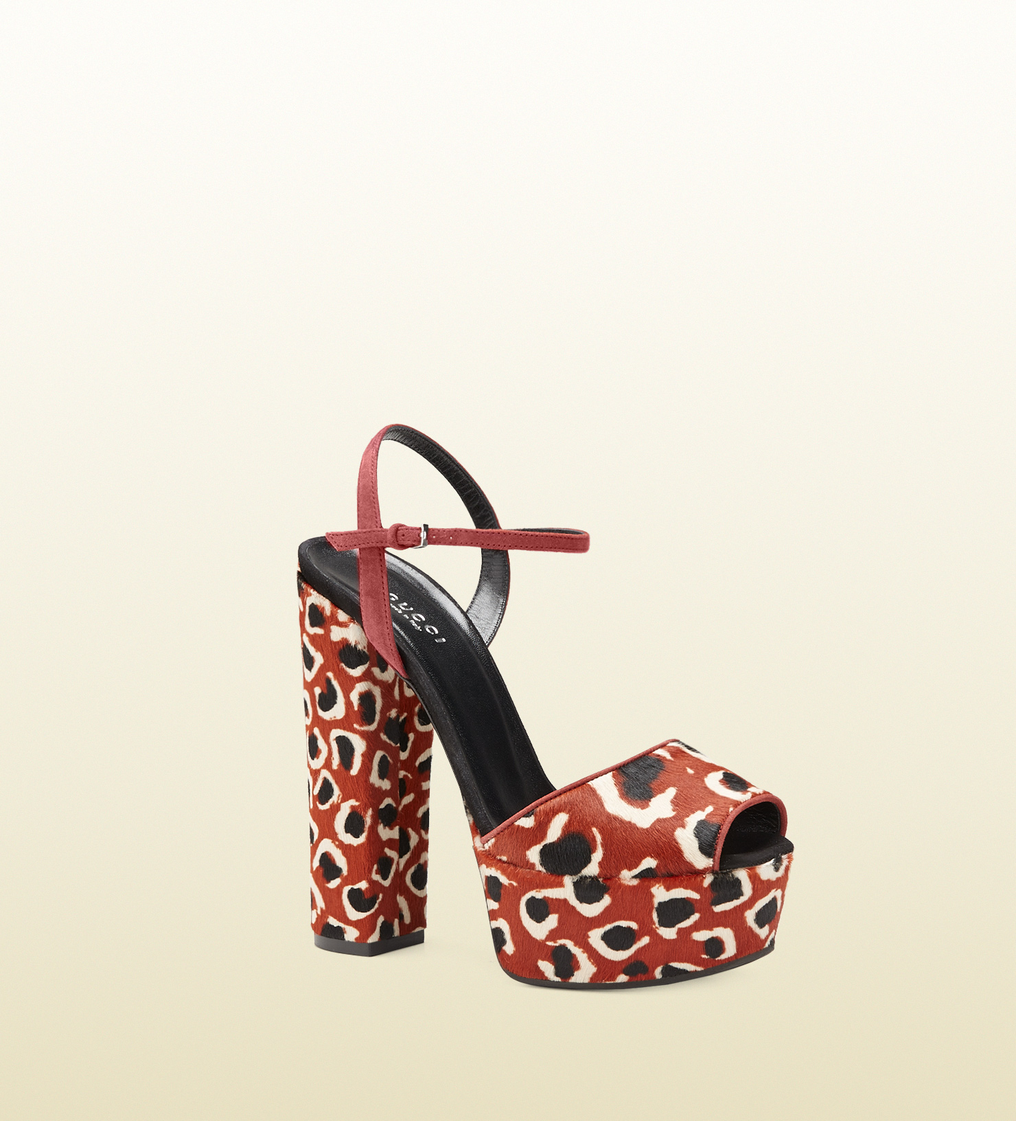 gucci leopard print mules
