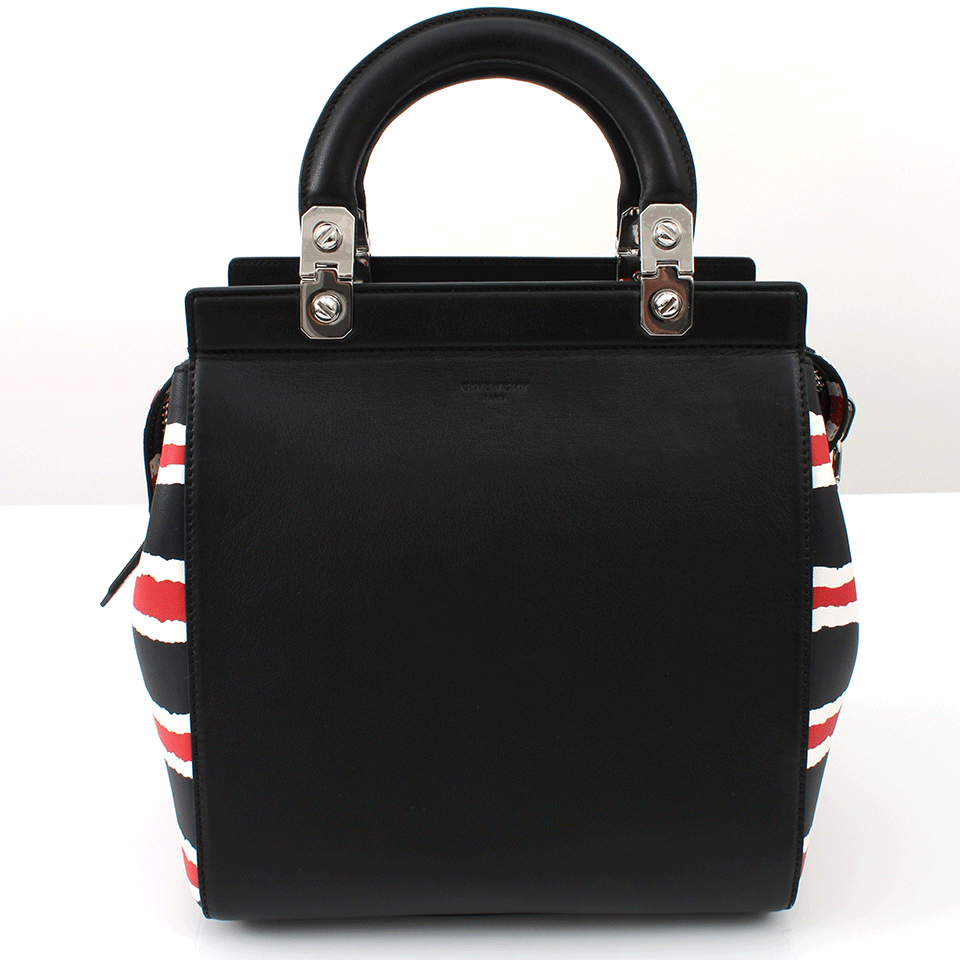 Givenchy Small Top Handle Striped Bag in Red (BLK-RED) | Lyst