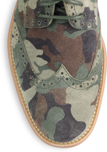 cole haan camo wingtips