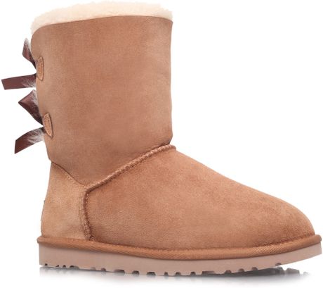 tan uggs with fur on outside