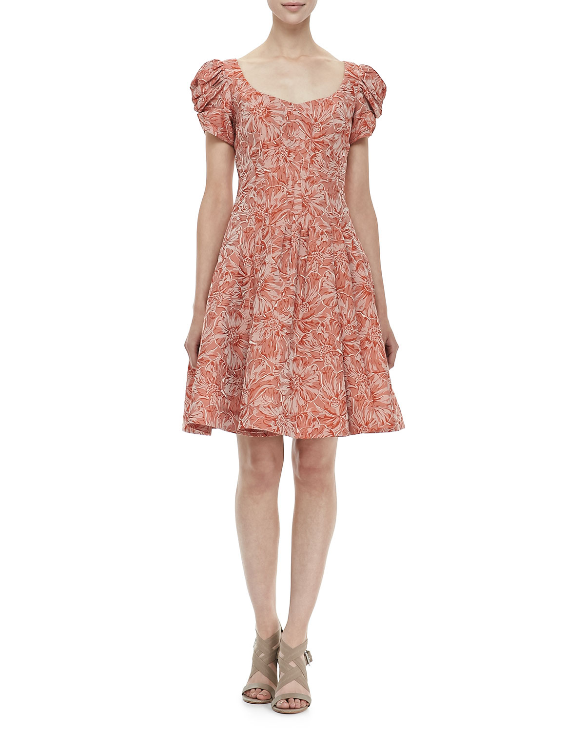 zac posen pink gown