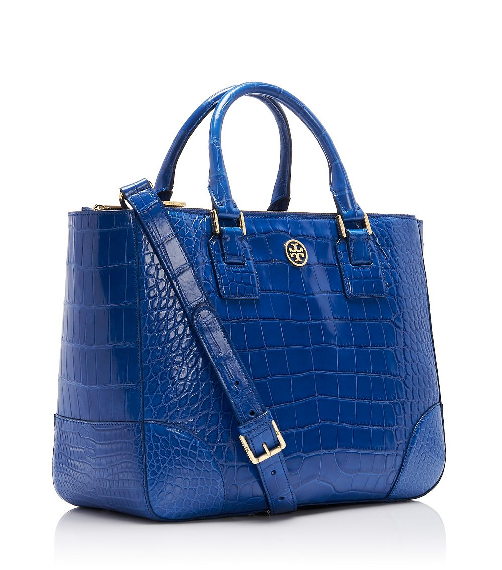 tory burch robinson large zip tote