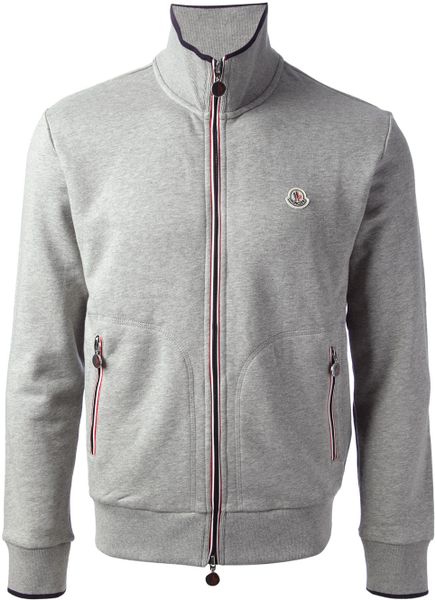 grey moncler sweatshirt