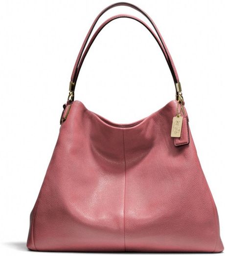 coach handbags pink leather