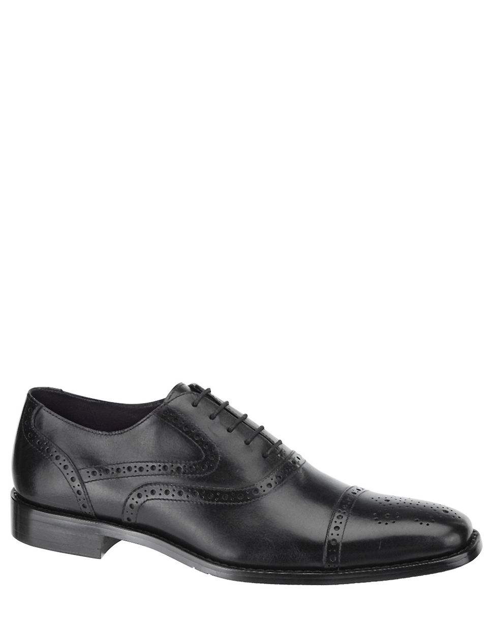 Johnston  Murphy Albright Cap Toe Shoe in Black for Men | Lyst