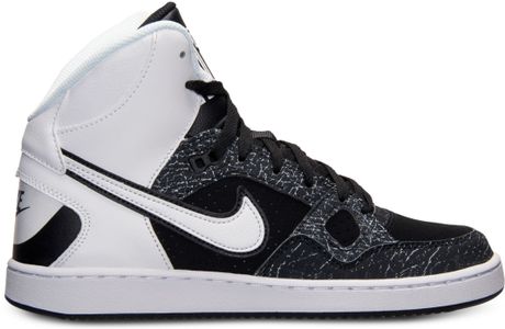 nike son of force mid black