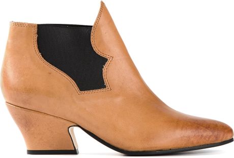 acne alma ankle boot beige studios neutrals nude