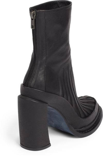 ann demeulemeester platform boots
