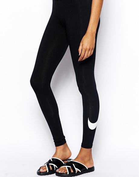 swoosh leggings