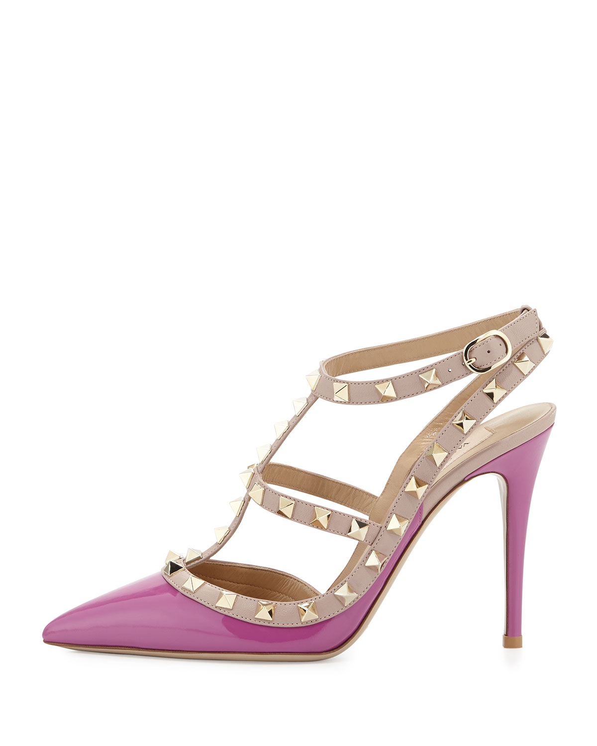 mauve valentino rockstud