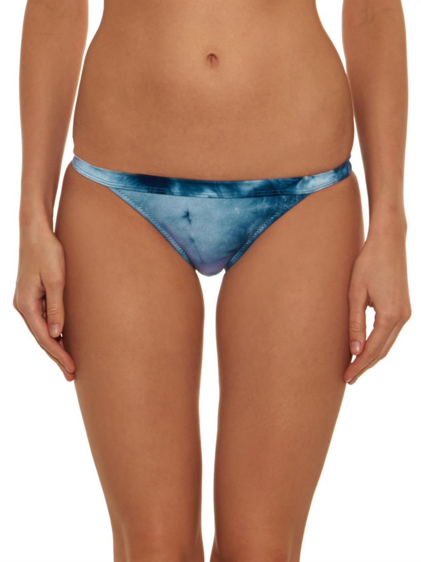 Lyst Made By Dawn Traveler Low Rise Tie Dye Bikini Briefs In Blue