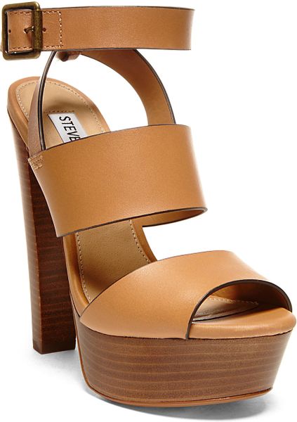 Steve Madden Dezzzy in Brown (TAN LEATHER) | Lyst