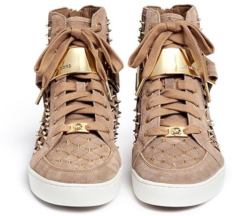 michael kors studded sneakers