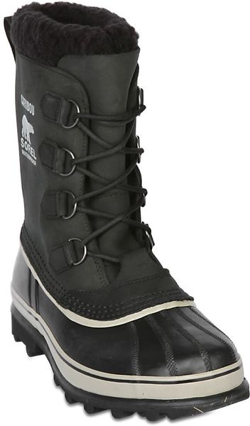 caribou waterproof nubuck and rubber boots