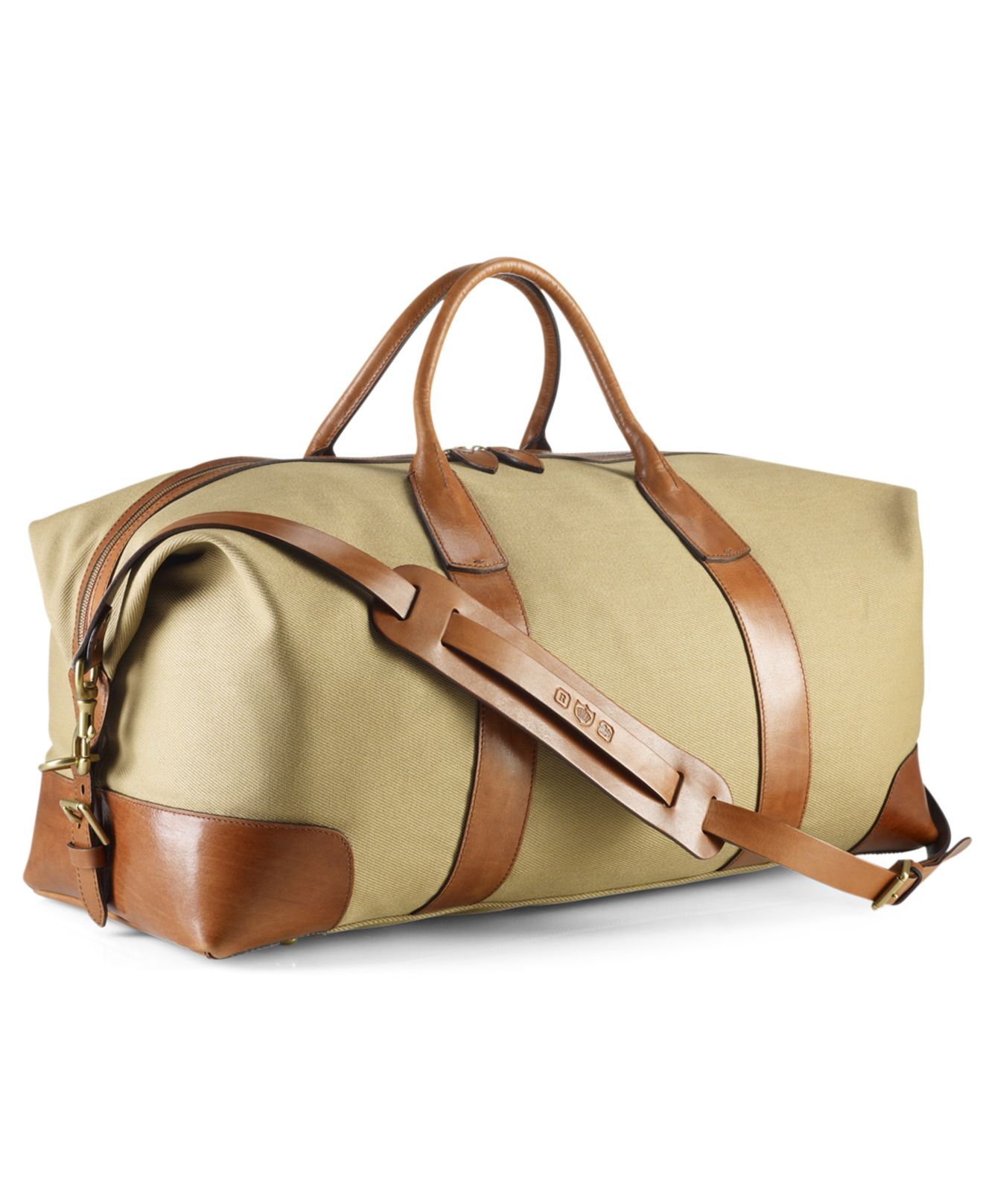 Polo Ralph Lauren Core Canvas Duffle Bag in Khaki for Men | Lyst