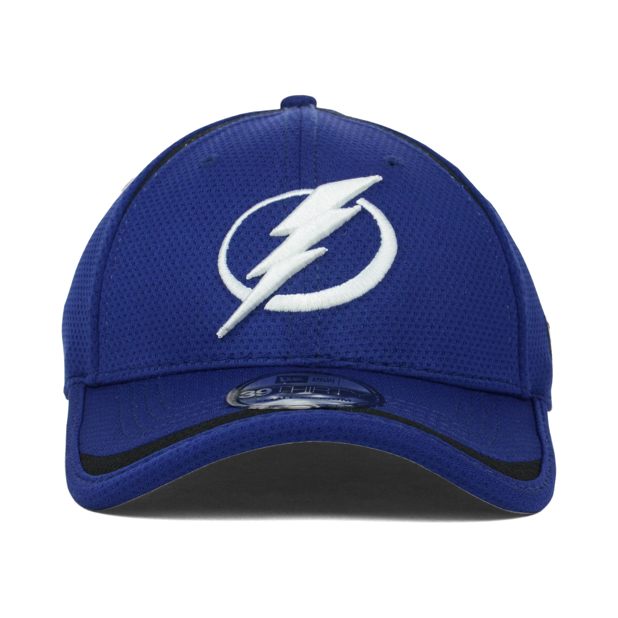 New Era Tampa Bay Lightning Nhl Lined Over Flex 39thirty Cap in Blue