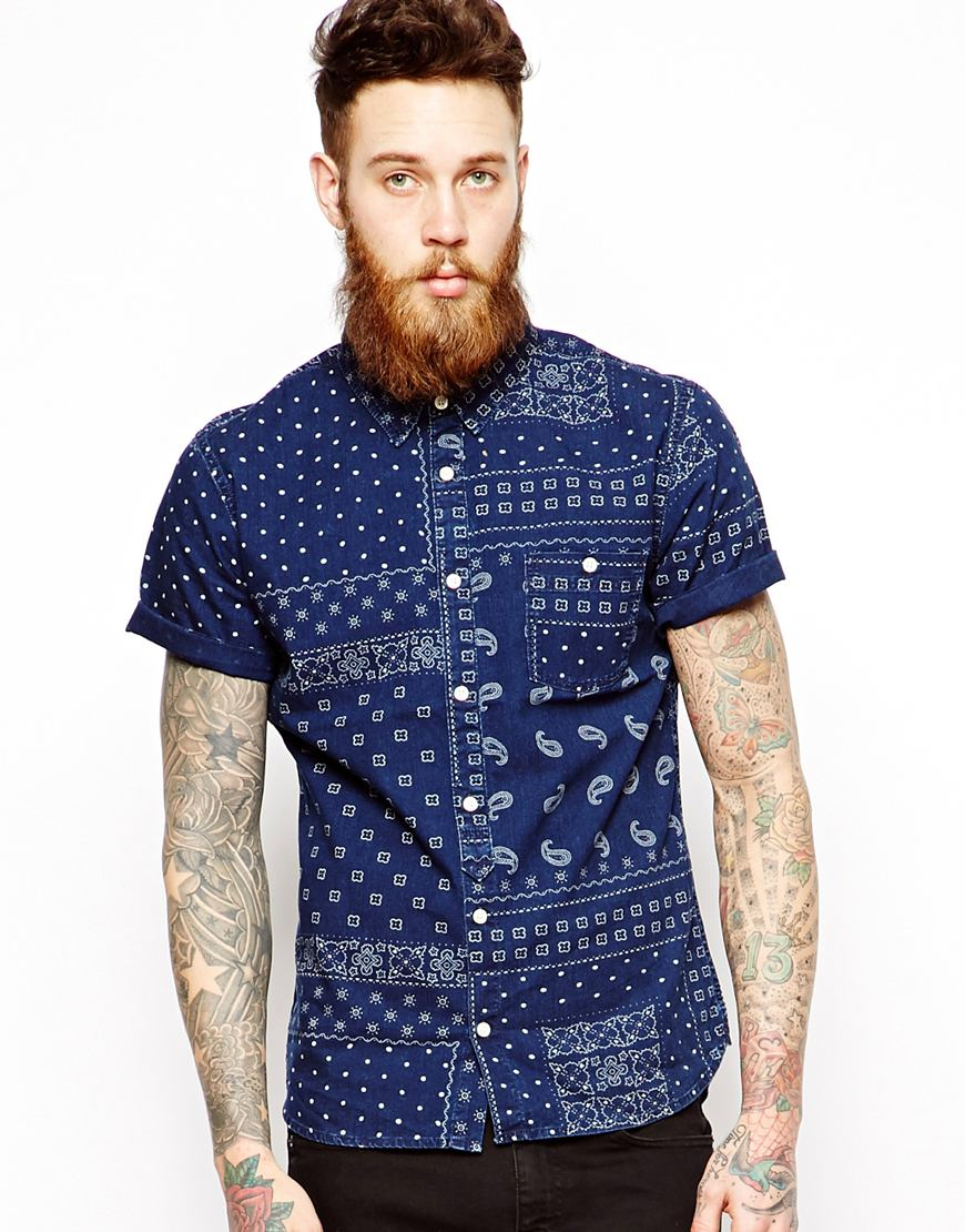 edwin-blue-shirt-short-sleeve-simple-printed-chambray-casual-shirts-product-1-20842340-3-726158106-normal.jpeg