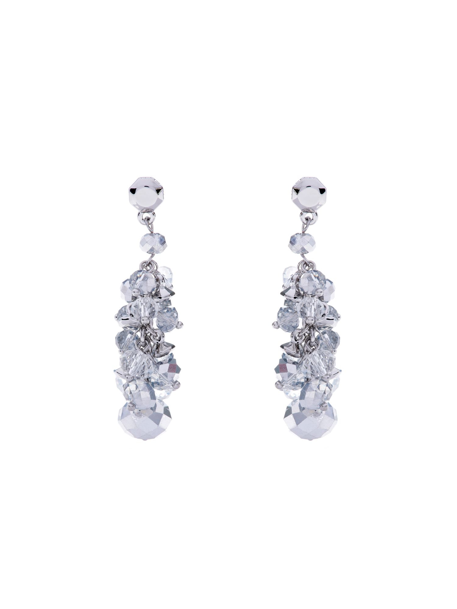 Ted Baker Jann Bead Cluster Drop Earring in Silver Lyst
