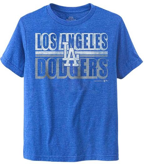 Old Navy Boys Mlb174 Team Tees in Blue for Men (L.A. Dodgers)