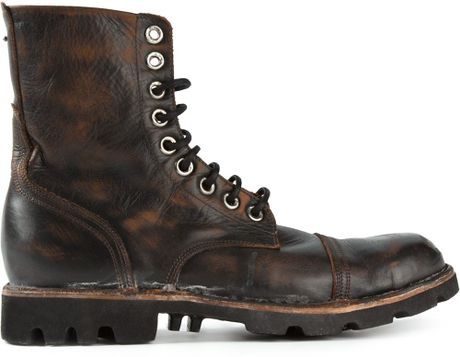diesel lace up boots