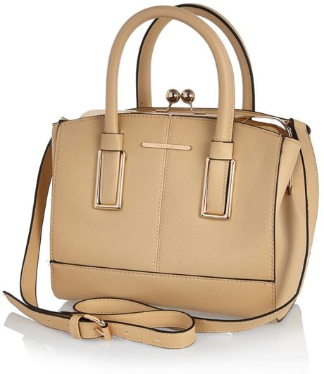 river island nude bags