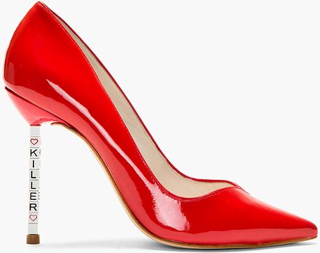 red sophia webster heels