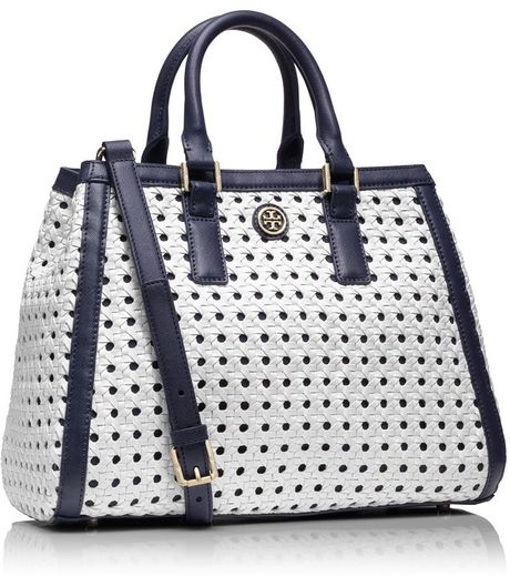 tory burch robinson triangle tote