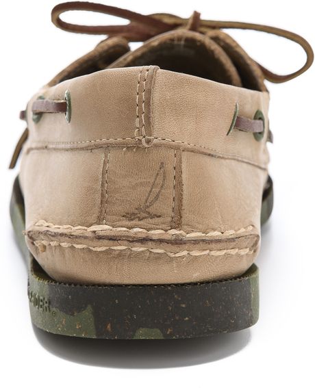 camo sperry shoes